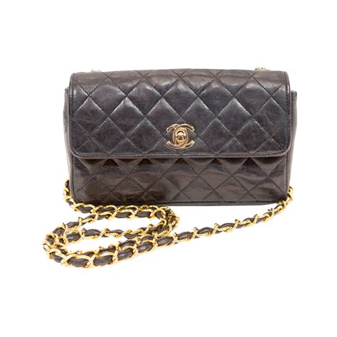 chanel black crossbody bag|chanel crossbody bag vintage.